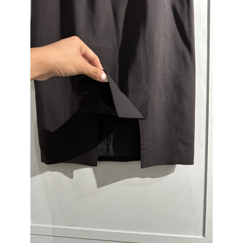 Burberry London Black Wool Mini Pencil Skirt Size 6 - Picture 5 of 8